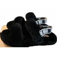 UGG KIDS OH YEAH 1115752K BLACK SIZE 5 KIDS SLIPPERS/ AUTHENTIC/ BRAND NEW
