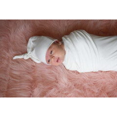 Baby Newborn Boy Girl Cotton Hat Swaddle Infant Wrap Blanket Photo Costume Caps