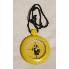 Public Enemy Clock Hop Yellow, Black Rope Clock 