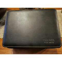 Chanel for Men Black Leather Dresser Top Case