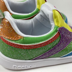 REEBOK Candyland Slip-on TODDLER Shoe Club C SIZE 7 Sparkles 100% Authentic NEW
