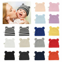 Cute Baby Hat Newborn Beanie Cotton Soft Elastic Baby Cap for Girls Boys Hat