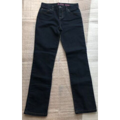 Childrens Place Denim Jeans Girls Size 10 Skinny Adjustable Waist Dark Wash H2