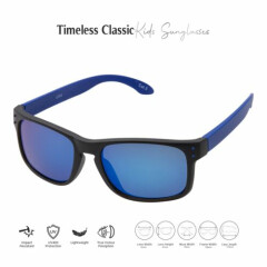 Black + Blue Kids Childrens Sunglasses UV400 Classic Shades Fashion Glasses UK