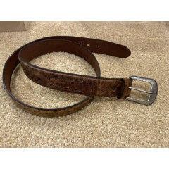 3D western leather belt, 42,