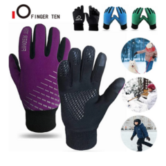 Kids Winter Gloves Waterproof Wind Resistant Thermal Snow Outdoor Mittens Boys