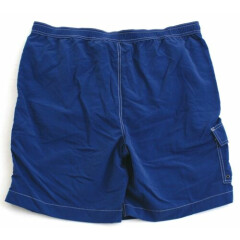 Chaps Blue Brief Lined Swim Trunks Water Shorts Men's NEW