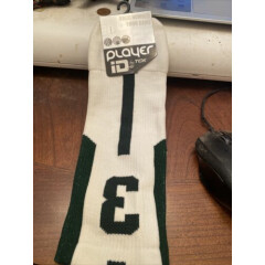 New Adult Dark Green/White TCK player ID PCN Large # 3 Sold as a single sock