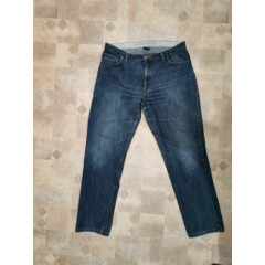 Flannel lined denim jeans, straight leg, regular fit, 38 W X 30 L 