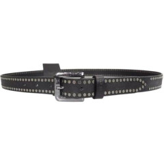 Replay AX2228 Black Leather Belt