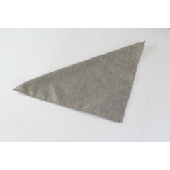 SUITSUPPLY 33 x 33 cm Men Pocket Square Wool Silk Blend Grey Marl Handkerchief