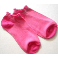 No Show Socks Pink Toe Heel Stride Rite Girls Med Shoe Size 10-13 Free Ship