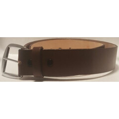 Men's Leather Heavy Duty Work Belt -Brown 43mm Cinto de Trabajo Anca de Potro