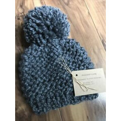 NEW Hand Knitted Baby Boy Girl Beanie Hat Cap Newborn Gray