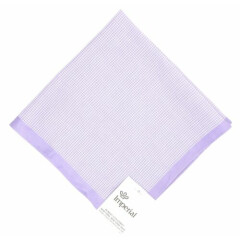 Imperial Mens Purple White Check Pocket Square 37780