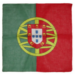 Wholesale Lot 12 Portugal Country 100% Cotton 22"x22" Bandana