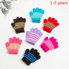 1-5 Years Kids Winter Warm Thicken Gloves Girls Boys Mittens Full Finger GlovCG