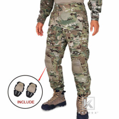KRYDEX G3 Combat Trousers & Knee Pads Tactical Pants Airsoft Como Size 30W - 40W