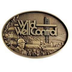 Wild Well Control Limited Edition Solid Bronze Belt Buckle