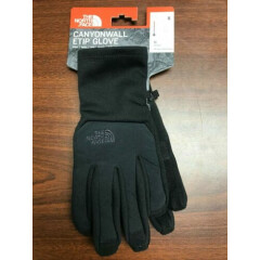 The North Face Mens Black Cayonwall Etip Glove Small