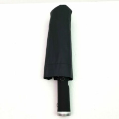 Splaks Black Flashlight Handle Compact Travel Reverse Umbrella