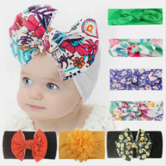 Fashion Baby Print Knotted Elastic Hair Accessories Children's Knotted Headband