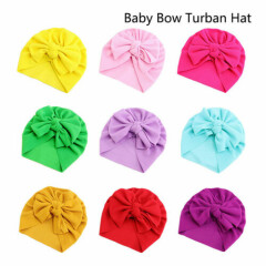Baby Hat Girls Bows Turban Hat Infant Photography Props Kids Beanie Cap HeadwrXI