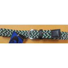 Childrens Toddler Multi Color Tweed Belt Green, Blue, White Size 6-7 Years