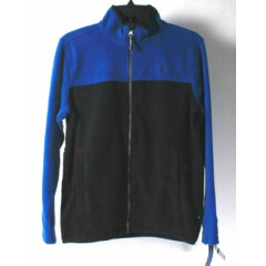 Nautica Performance Nautex Lapis Blue Large 100% Polyester Fleece Jacket