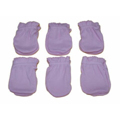 6 Pairs Newborn Baby/infant Anti-scratch Cotton Mittens Gloves---Pink