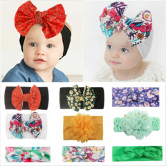 Baby Floral Print Knotted Elastic Children's Knotted Headband