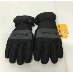 Carhartt Gloves Mens Large Black Waterproof Insulated Gloves A511