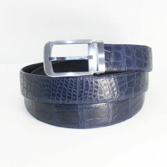 Men's Belt Genuine Crocodile Alligator Skin Leather Belt Handmade W3.5cm #FB2114