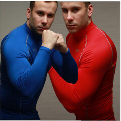 New Men Boy Rash Guard Long Sleeve Sport Top Gym Shirt Swimwear Wetsuit Swimming