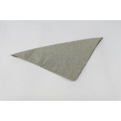 SUITSUPPLY 33 x 33 cm Men Pocket Square Silk Cotton Blend Grey Handkerchief