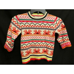 Stella McCartney Kid Girl Boy Sweater Graphic Hedgehog Intarsia Knit Jumper 5 Yr