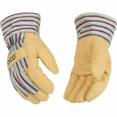 Kinco 1927 Grain Pigskin Leather Palm Winter Gloves W/HeatKeep Lining Med - XL