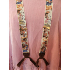 Rare Trafalgar Braces - Limited Circus Edition Suspenders - 100% Silk