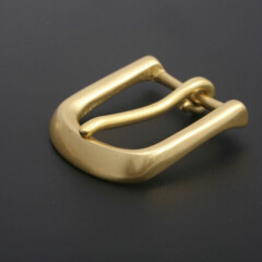 2X DIY Solid Brass Pin Buckle for Men Leather Belt Replacement Strap Accessories