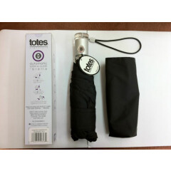 Black Totes 8603 Signature Auto Push Open / Close Folding Micro 'Bella Umbrella