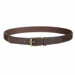 Tasso Elba Genuine Leather Mens Belt Size M 34-36 Dark Brown #19