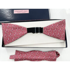 VINEYARD VINES 2pcs Cummerbund & Bow Tie SET HAPPY HOUR Rosy Pink Original Box