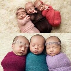 Baby Photography Props Blanket Wraps Stretch Knit Wrap Newborn Photo Wraps Cloth