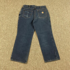 Carhartt FR Jeans size 34x28 Dark Wash Denim Work Pants - Pre-owned
