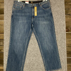 Lee Relaxed Fit Straight Leg Blue Jeans Thatch Mens SZ 44x30 Big & Tall
