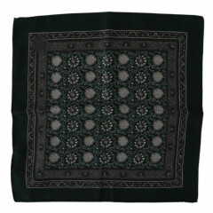 DOLCE & GABBANA Scarf Multicolor Silk Pocket Square Handkerchief 32cmx 32cm $360