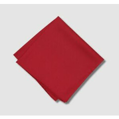 $36 Alfani Men's Red Silk Pocket Square 12.5" x 12.5"