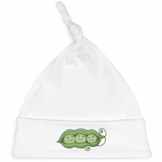 'Peas In A Pod' Baby Beanie Hat (BH00012951) image {1}