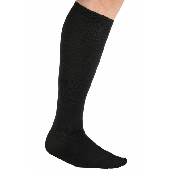 KingSize Men's Big & Tall Over-The-Calf Compression Silver Socks image {3}