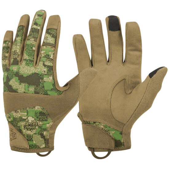Helikon-Tex Range Tactical Hard Gloves Assault Combat PenCott WildWood/Coyote image {2}